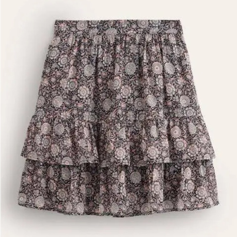 BODEN Ruffle Mini Skirt (R0255)-NEW - Picture 3 of 6